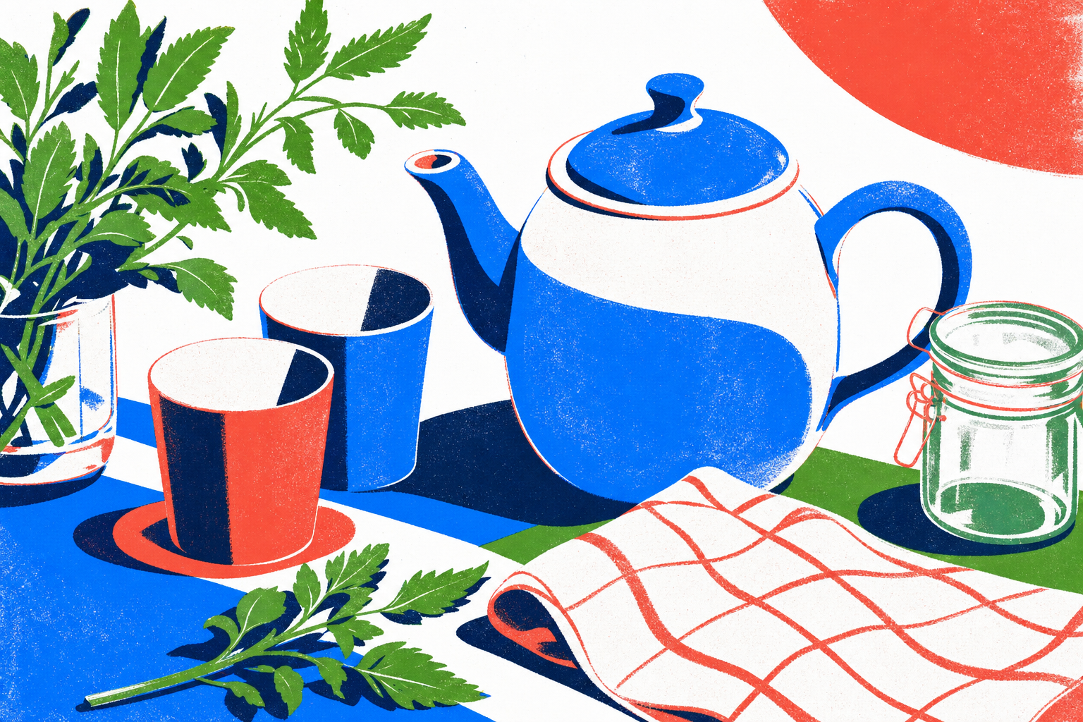 Riso Poster Illustration proof 2