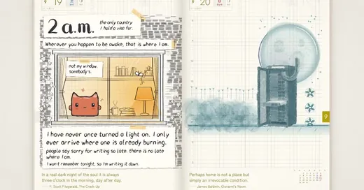 The page after part 12 of its drawing