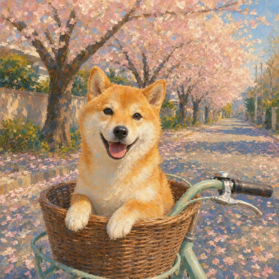 The photo styled as Gouache Drift